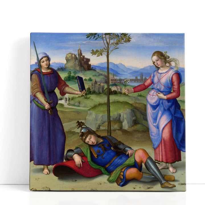 Vision of a Knight - Canvas Print Wall Art