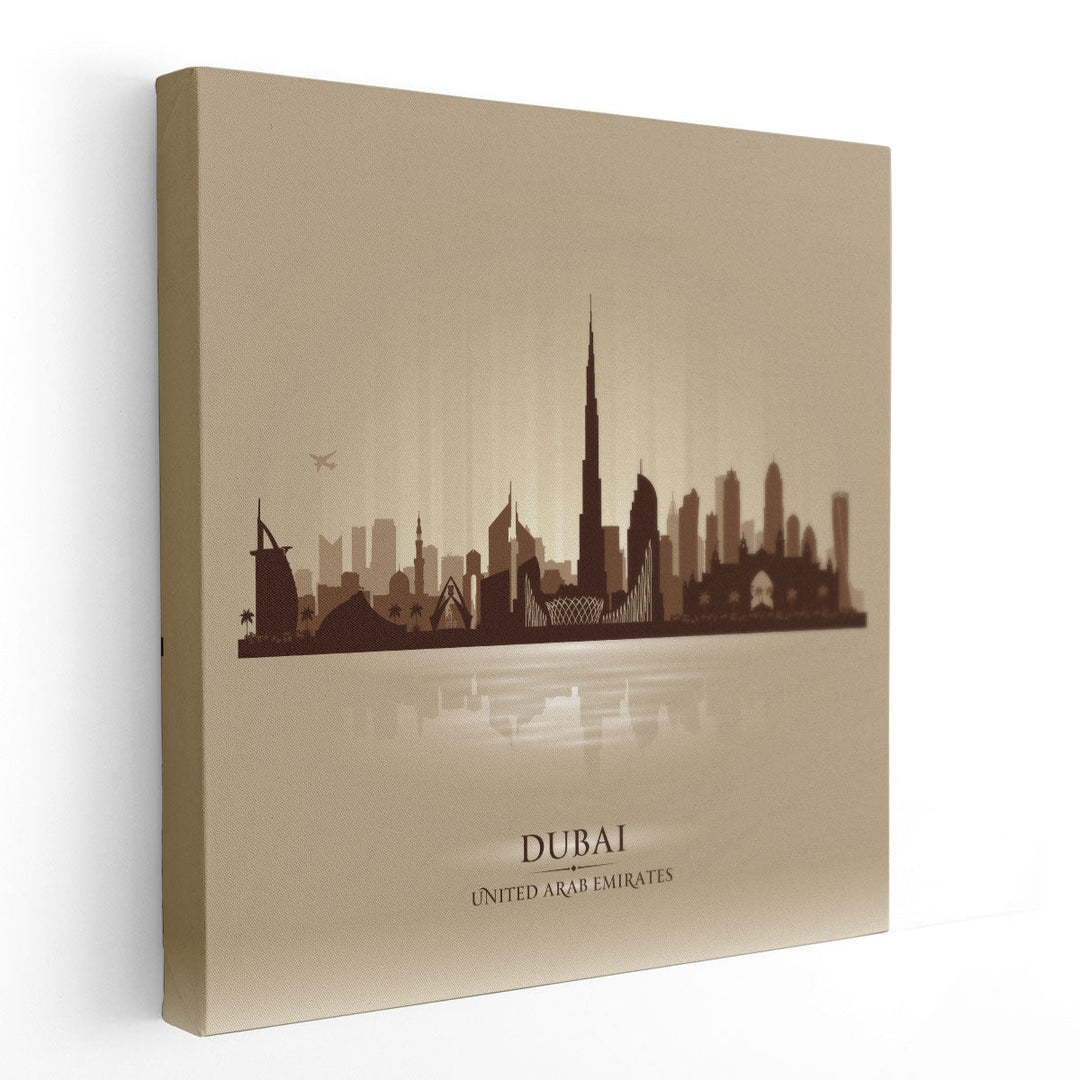 Dubai, UAE, City Skyline - Canvas Print Wall Art