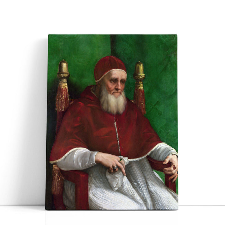 Portrait of Pope Julius II - Canvas Print Wall Art