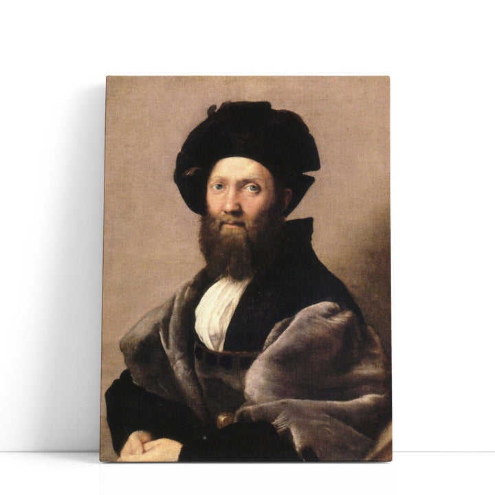 Portrait of Baldassare Castiglione - Canvas Print Wall Art