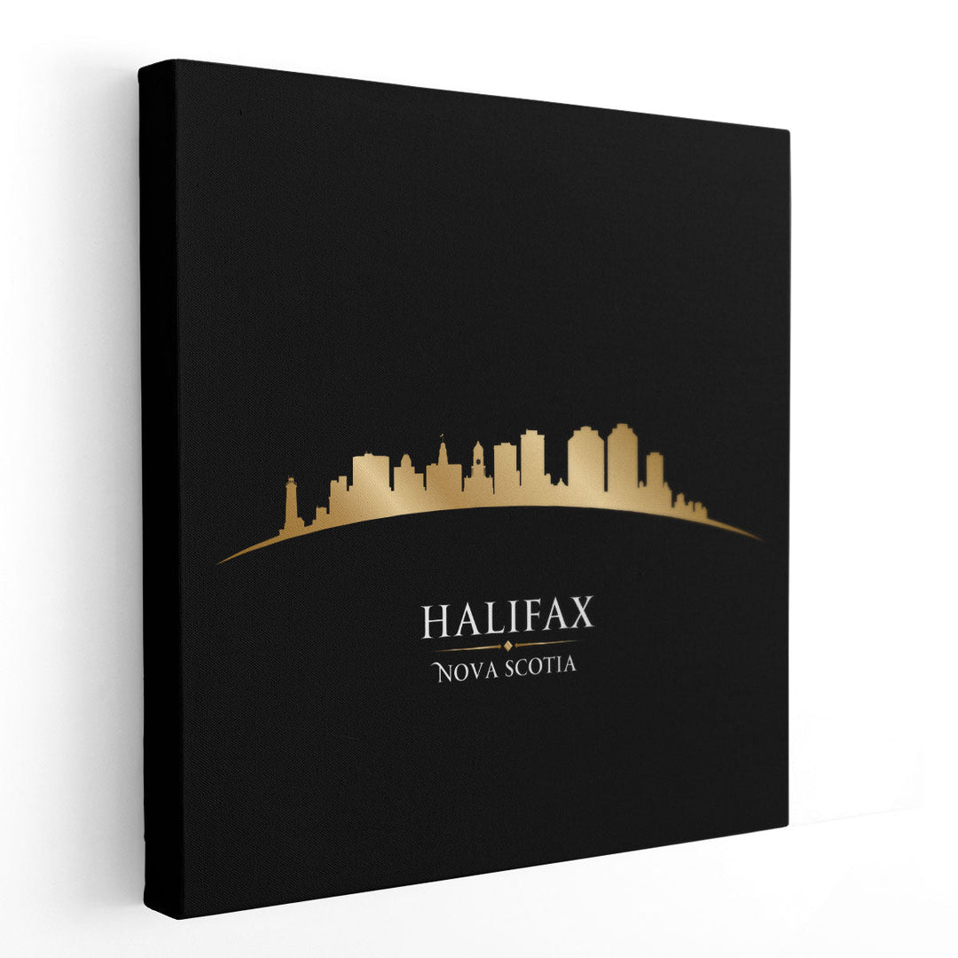 Halifax, Nova Scotia, City Skyline - Canvas Print Wall Art