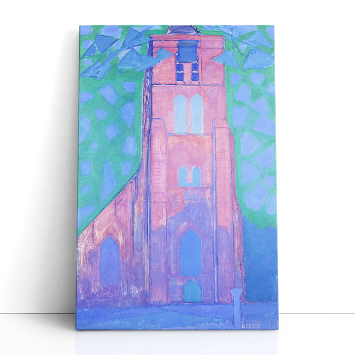 Church Tower at Domburg, 1911 - Canvas Print Wall Art