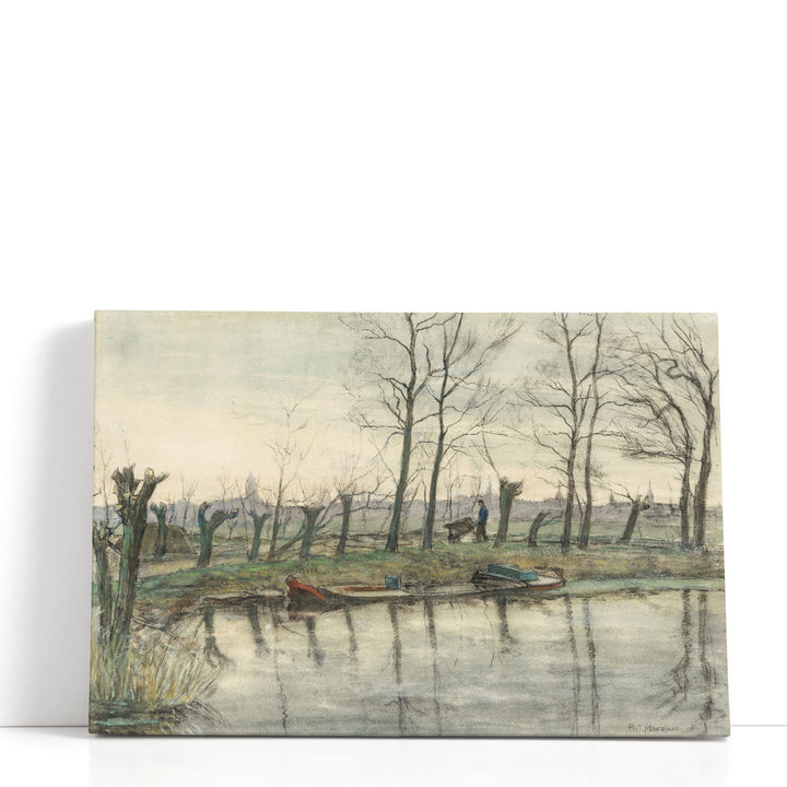 Amsterdam Skyline Viewed from the West, 1899 - Canvas Print Wall Art