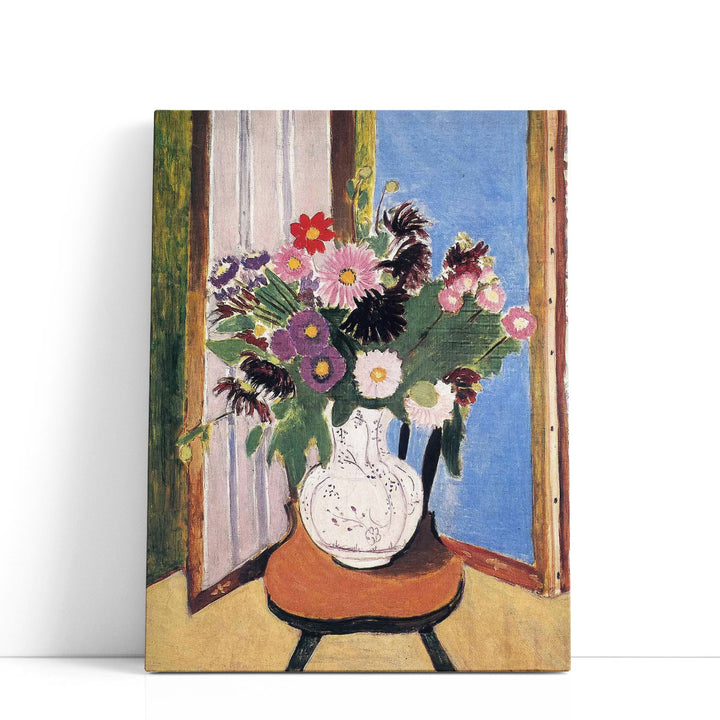 Vase with Flowers - Canvas Print Wall Art