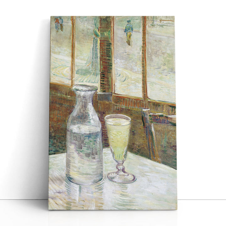 Cafe table with Absinth 1887 - Canvas Print Wall Art