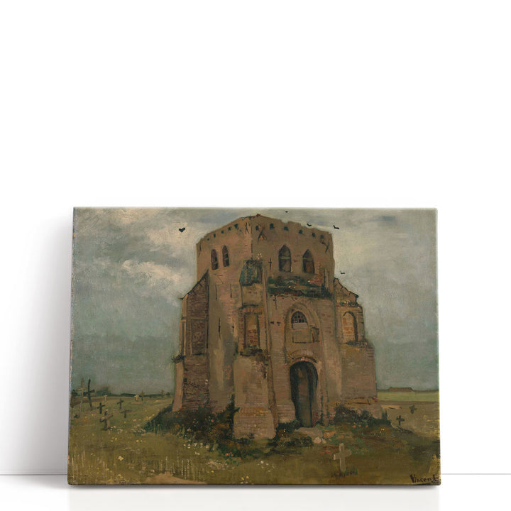 The Old Church Tower at Nuenen, 1885 - Canvas Print Wall Art
