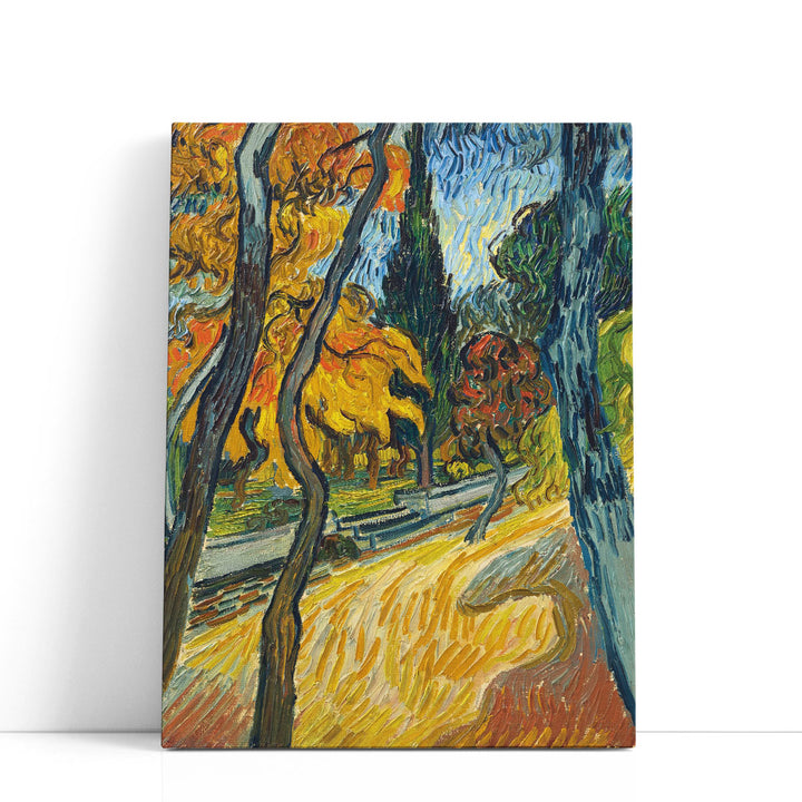 Arbres dans le jardin de l’asile, 1889 - Canvas Print Wall Art