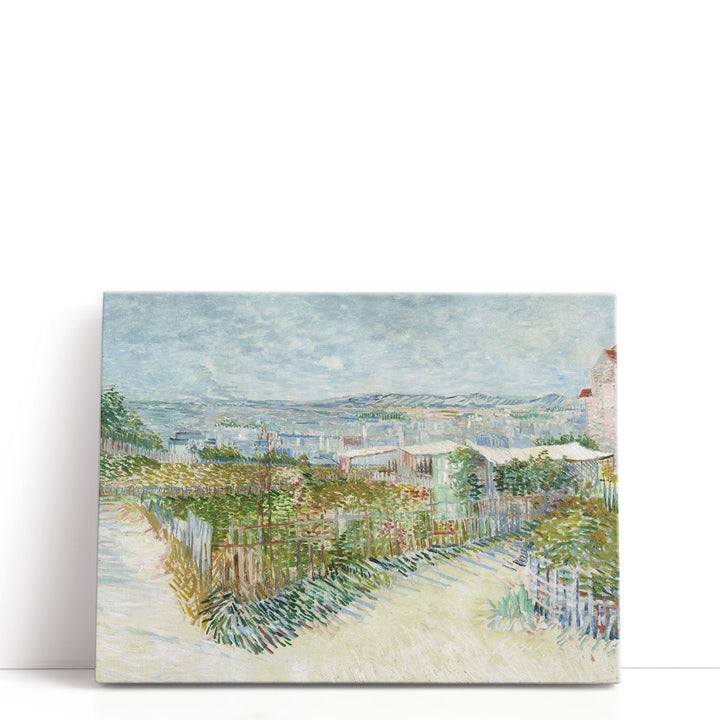 Montmartre; behind the Moulin de la Galette, 1887 - Canvas Print Wall Art