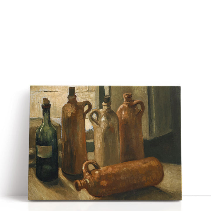 Stillleben mit fünf Flaschen, 1884 - Canvas Print Wall Art