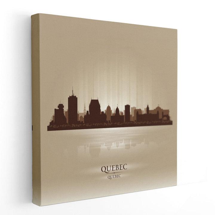 Quebec, City Skyline - Canvas Print Wall Art