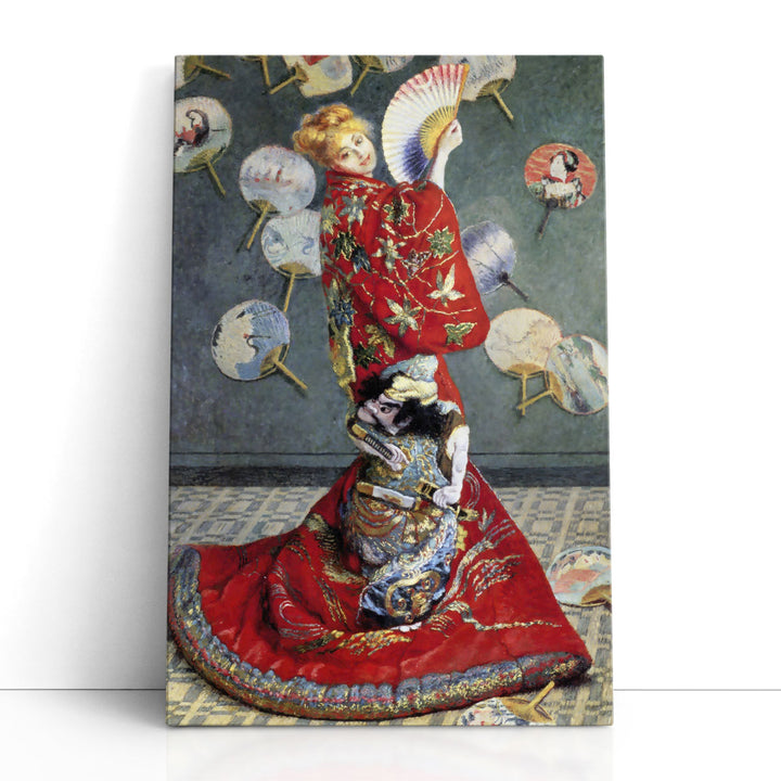 Camille Monet In Japanese Costume, 1876 - Canvas Print Wall Art