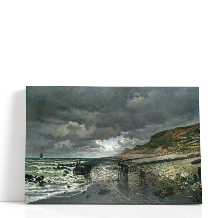 La Pointe de la Heve at Low Tide, 1865 - Canvas Print Wall Art