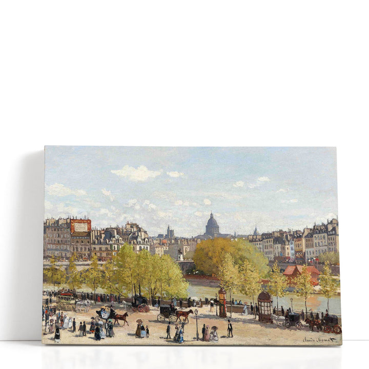 Quai du Louvre, 1867 - Canvas Print Wall Art