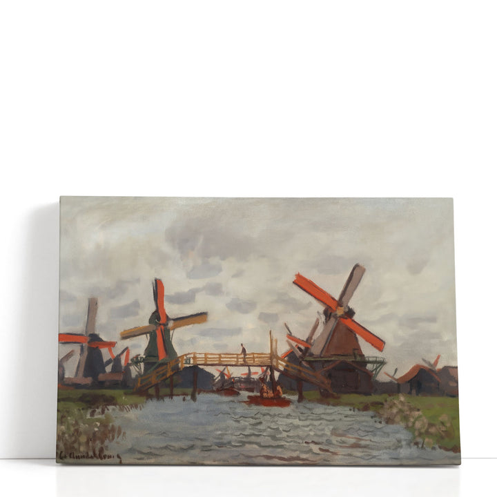 Mills at Westzijderveld near Zaandam, 1871 - Canvas Print Wall Art
