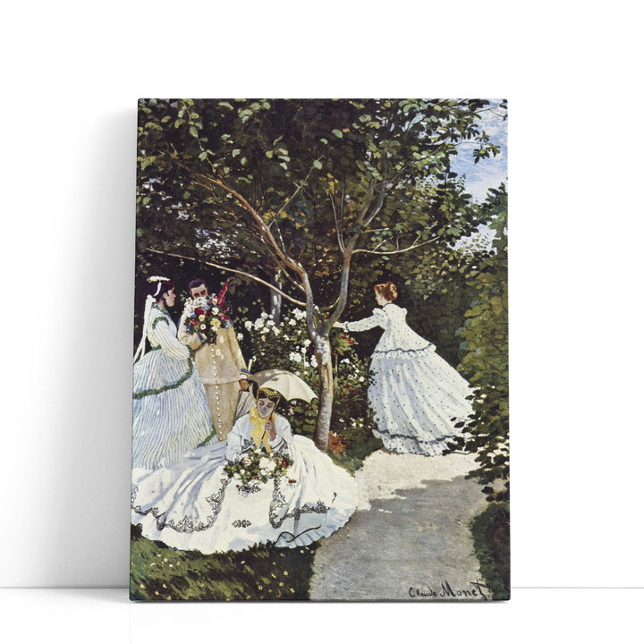 Women in the Garden, 1866 - Canvas Print Wall Art