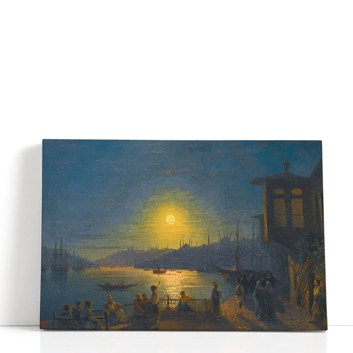 Moonrise Over The Golden Horn, 1886 - Canvas Print Wall Art
