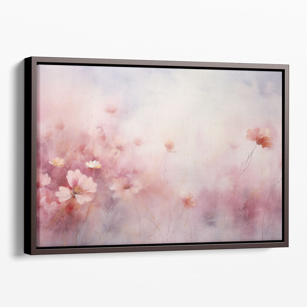 Misty Blooms - Canvas Print Wall Art