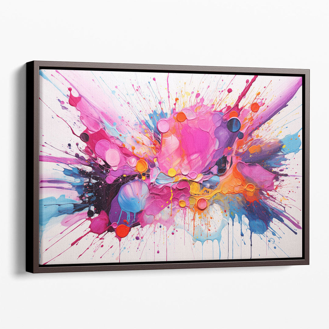 Splash Spectrum - Canvas Print Wall Art