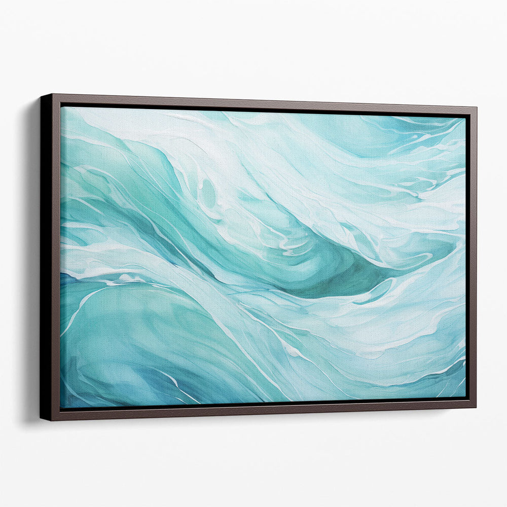 Marble Waves - Canvas Print Wall Art