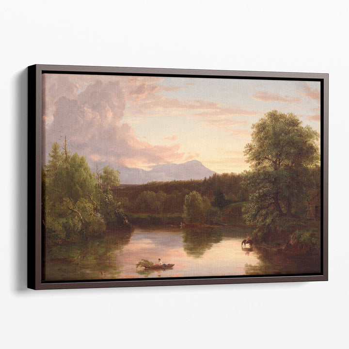 North Mountain and Catskill Creek, 1838 - Canvas Print Wall Art