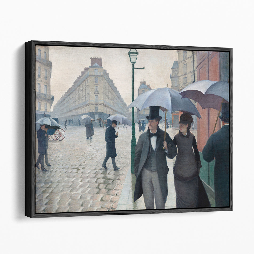 Paris Street Rainy Day, 1877 - Canvas Print Wall Art