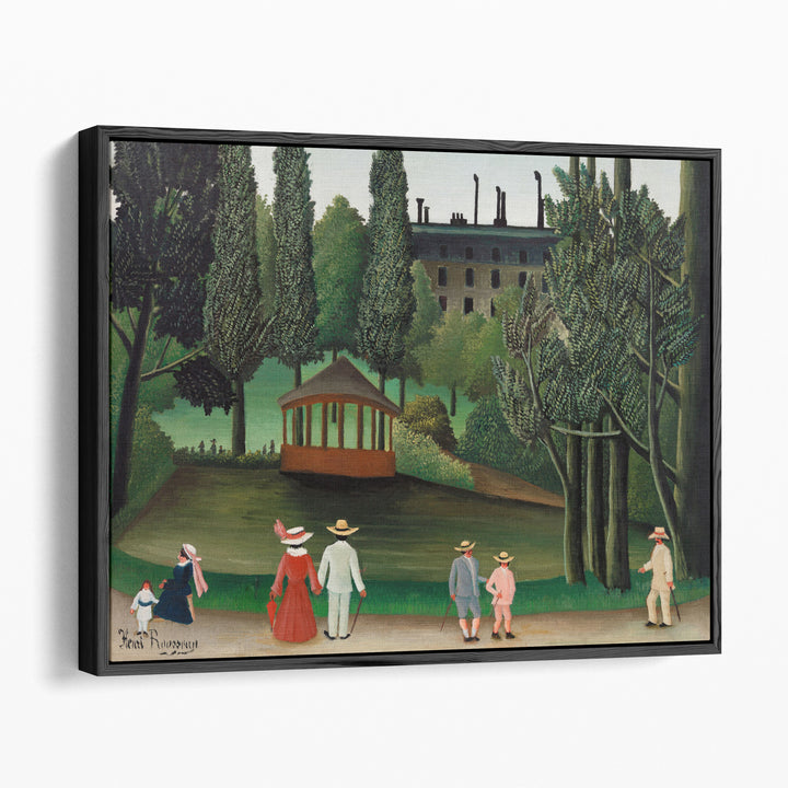 View of Montsouris Park, the Kiosk - Canvas Print Wall Art