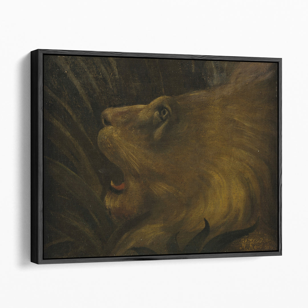 Tete de Lion - Canvas Print Wall Art