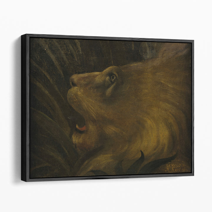 Tete de Lion - Canvas Print Wall Art