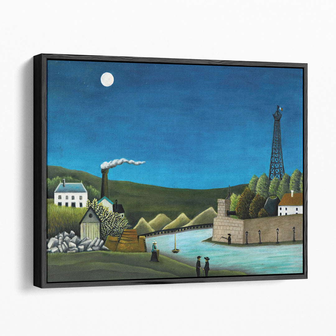 La Seine a Suresnes - Canvas Print Wall Art