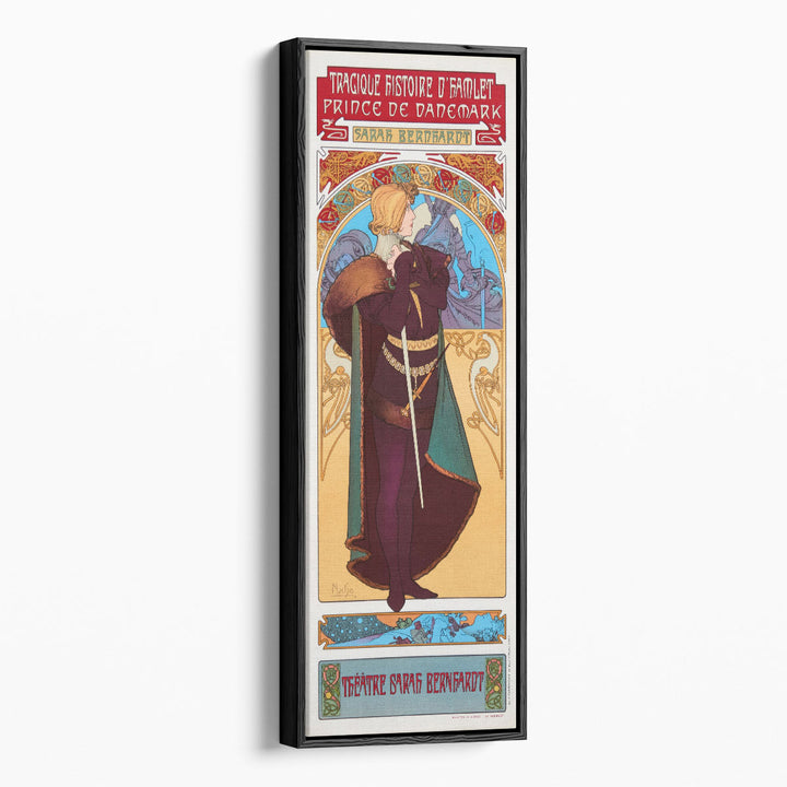 Hamlet, Theatre Sarah Bernhardt - Canvas Print Wall Art