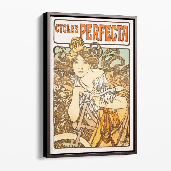 Cycles Perfecta, 1897- Canvas Print Wall Art