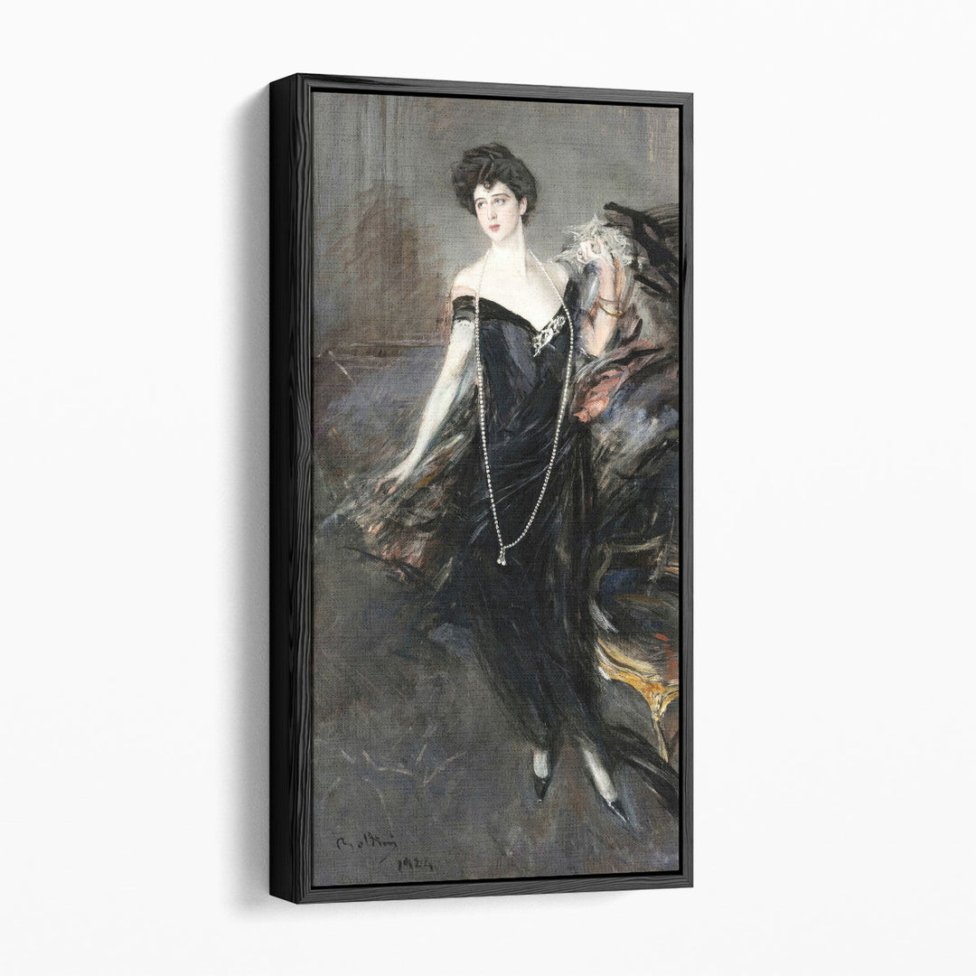 Portrait of Donna Franca Florio - Canvas Print Wall Art