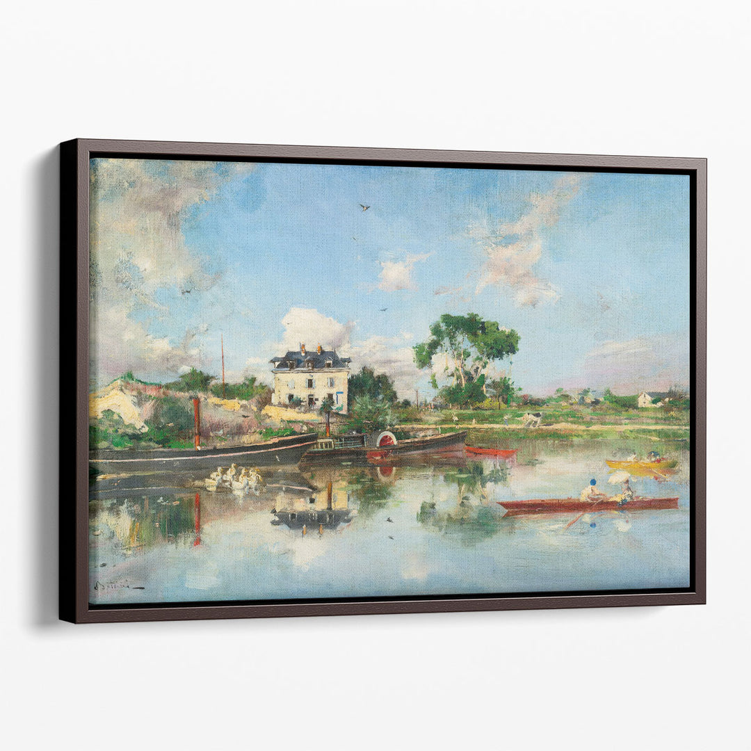 On The Seine - Canvas Print Wall Art