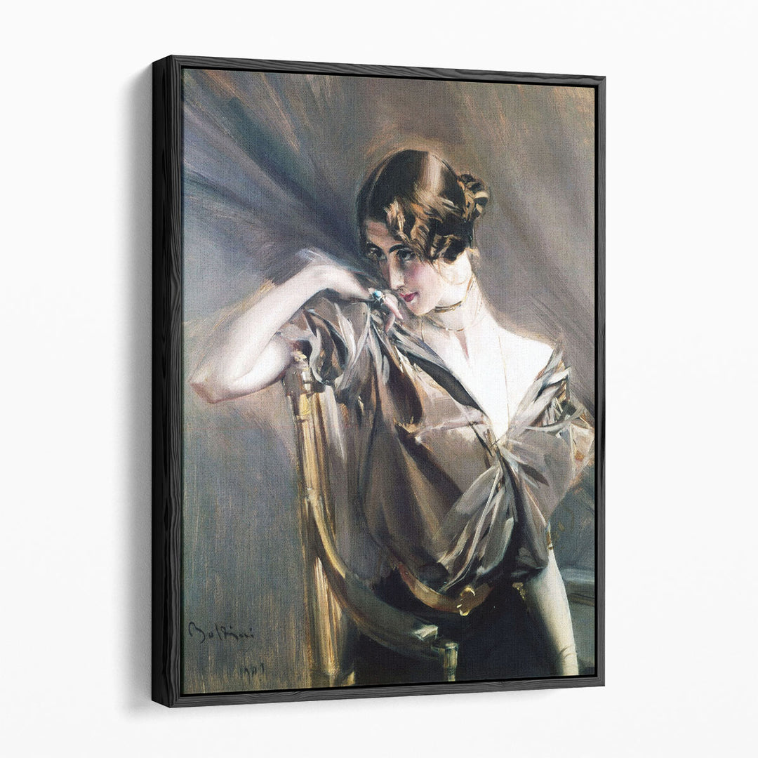 Portrait of Cleo de Merode - Canvas Print Wall Art