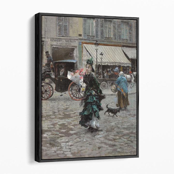 Crossing the Street - Canvas Print Wall Art