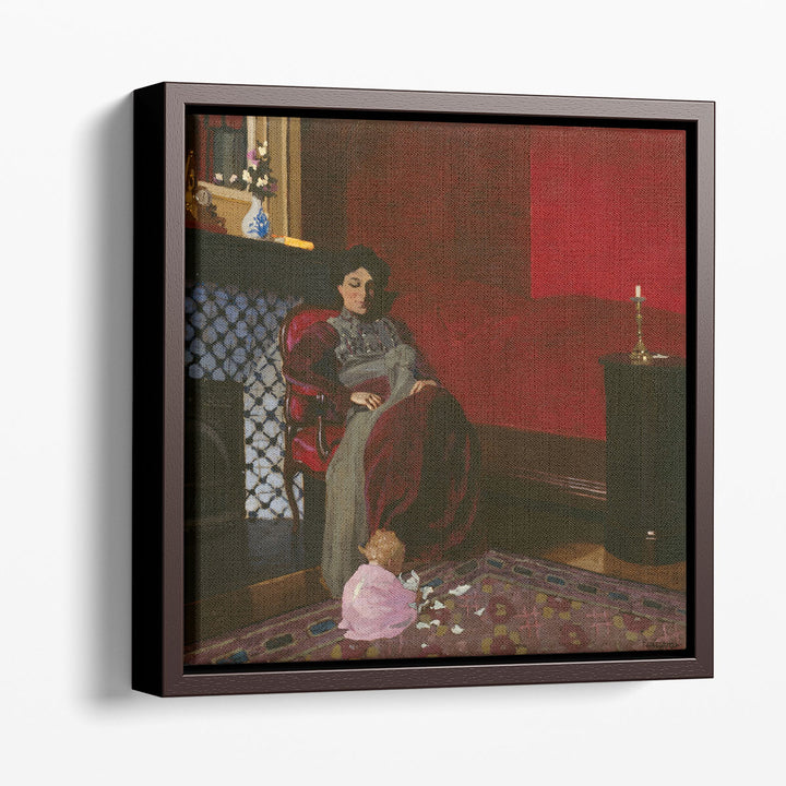 The Red Room, Etretat - Canvas Print Wall Art