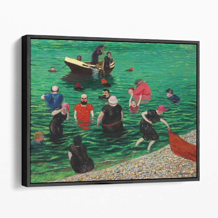 La baignade à Etretat, 1899 - Canvas Print Wall Art