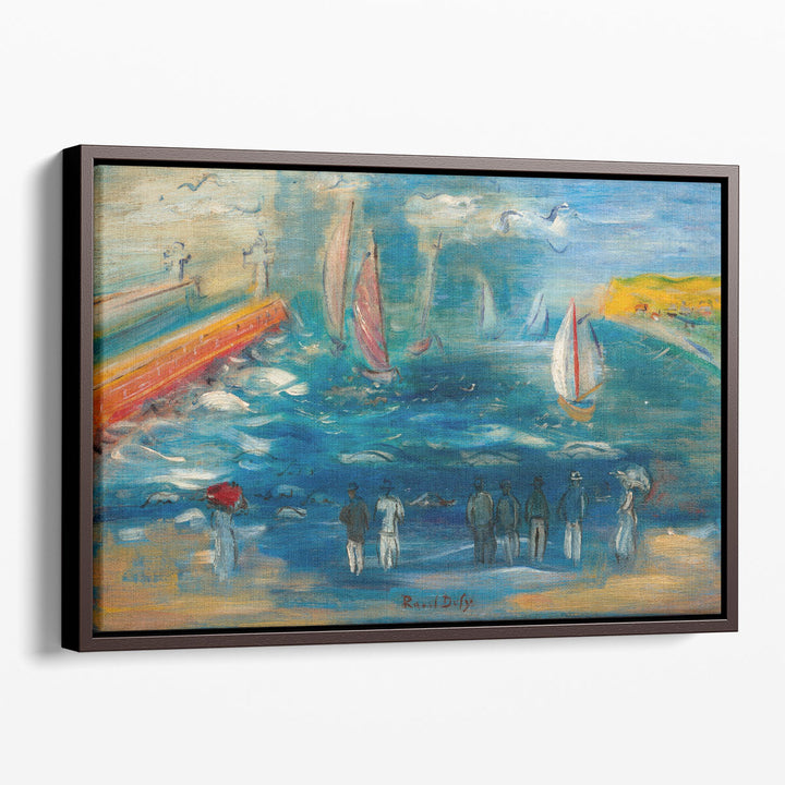 Départ des Régates - Canvas Print Wall Art
