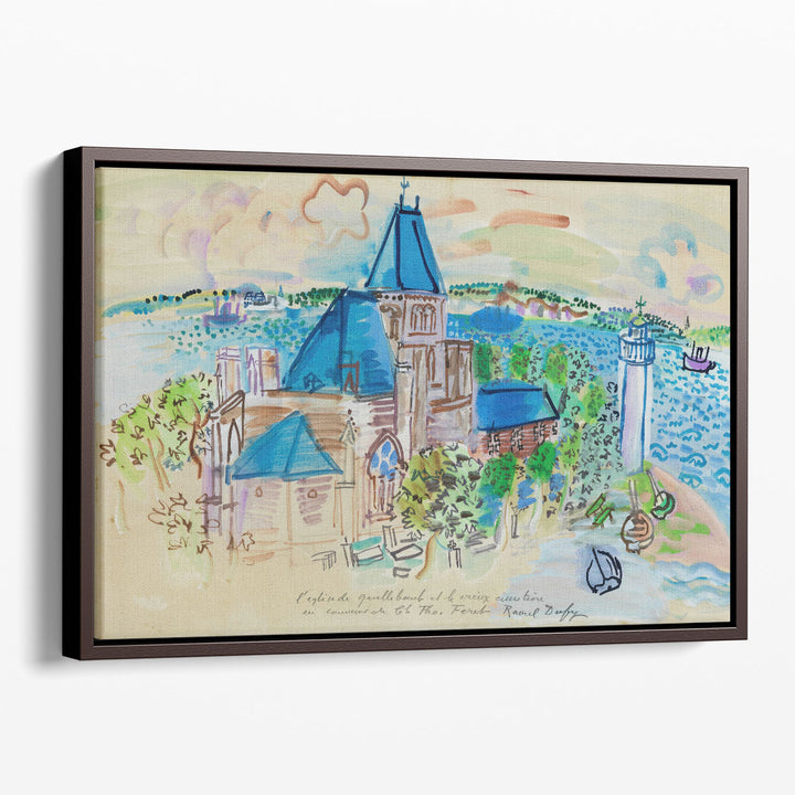 L’Église de Quillebeuf - Canvas Print Wall Art