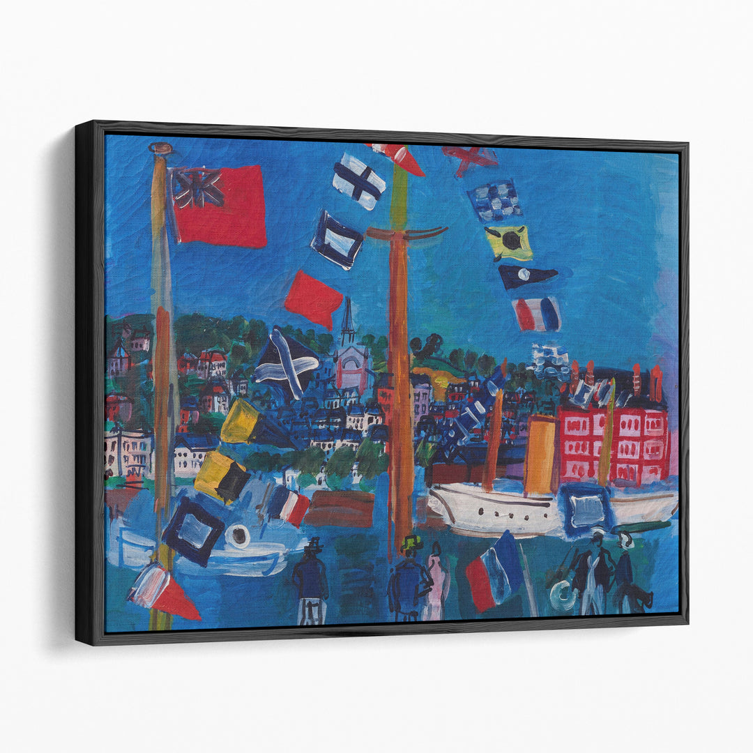 Le Bassin à Deauville - Canvas Print Wall Art