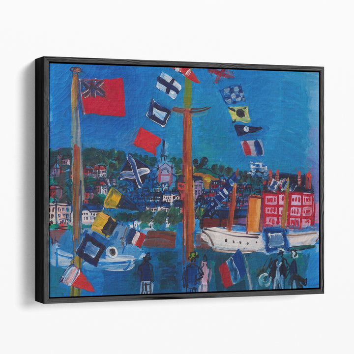 Le Bassin à Deauville - Canvas Print Wall Art