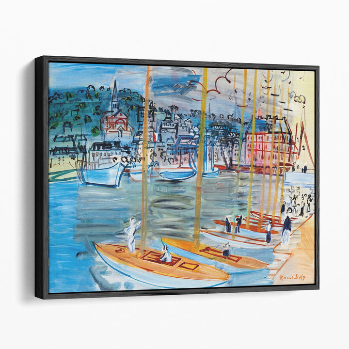 Le bassin de Deauville - Canvas Print Wall Art
