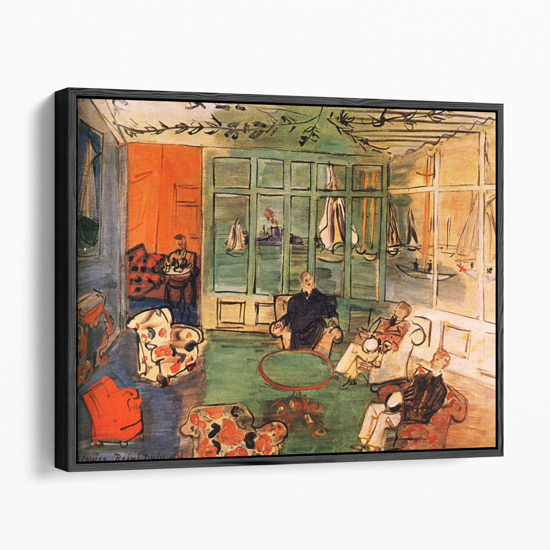 The Nautical Club with Cowes, 1936 - Canvas Print Wall Art