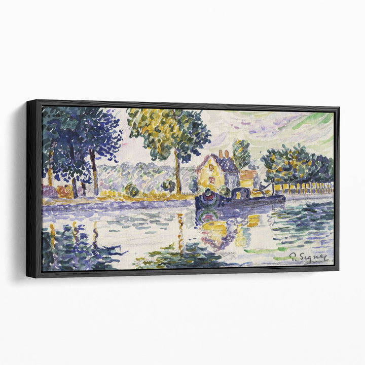 View of the Seine, Samois - Canvas Print Wall Art