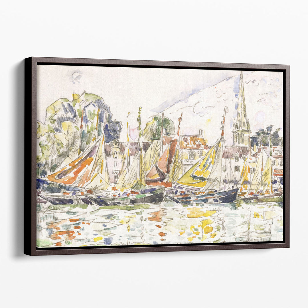 Le Pouliguen, Fishing Boats - Canvas Print Wall Art