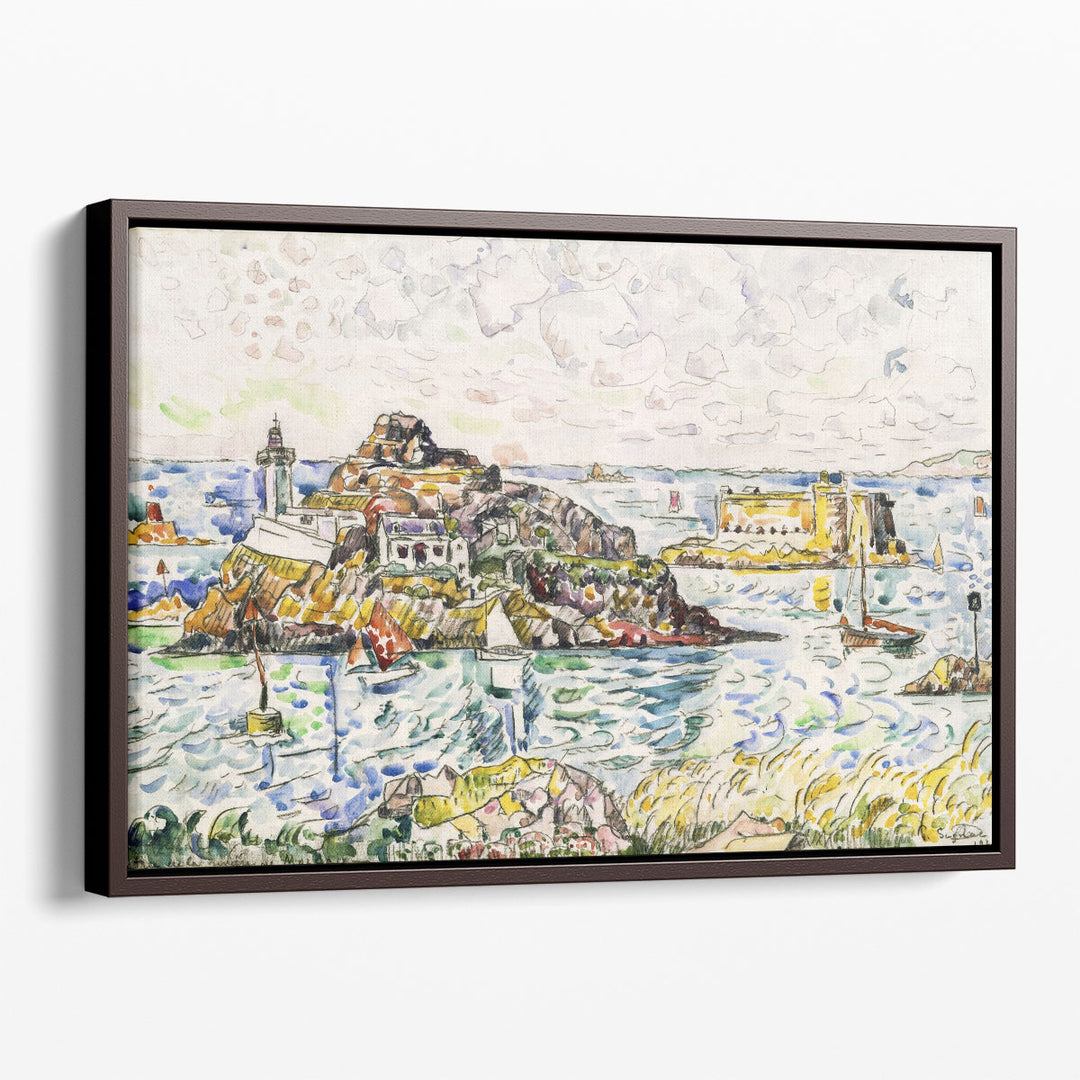 Morlaix, Entrance of the River - Canvas Print Wall Art