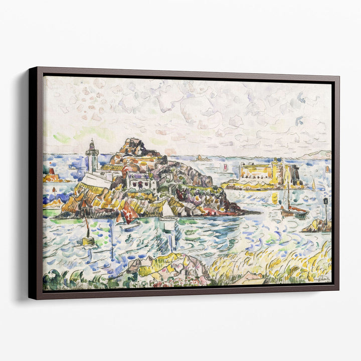 Morlaix, Entrance of the River - Canvas Print Wall Art