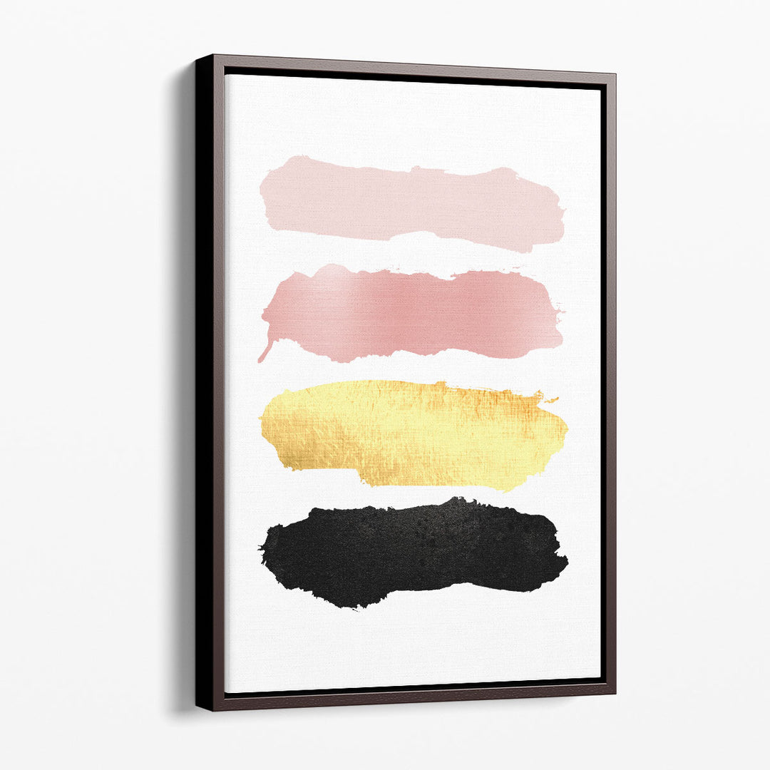 BlushPink Gold 3 - Canvas Print Wall Art