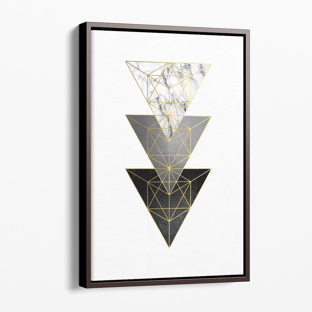 3 Triangles - Canvas Print Wall Art