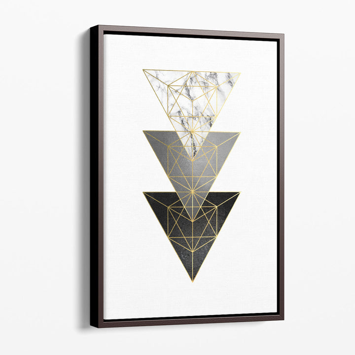 3 Triangles - Canvas Print Wall Art